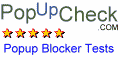 Free popup blocker tests
